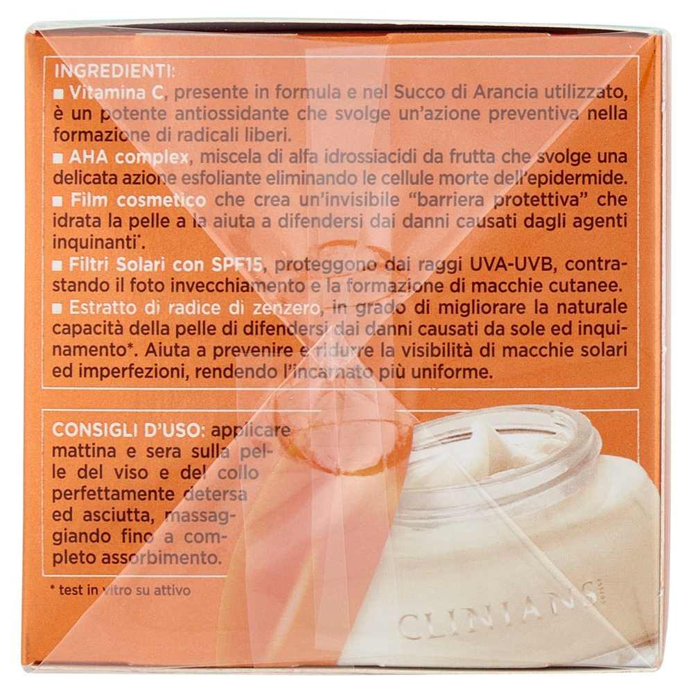 Clinians Vitamina C Trattamento Illuminante SPF15 50 mL